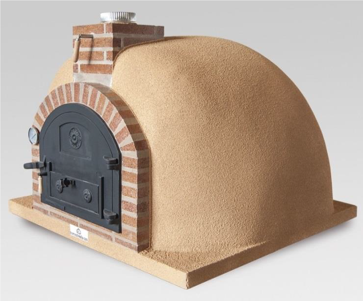 Horno de Leña Tradicional de Ladrillo 90cm Arena