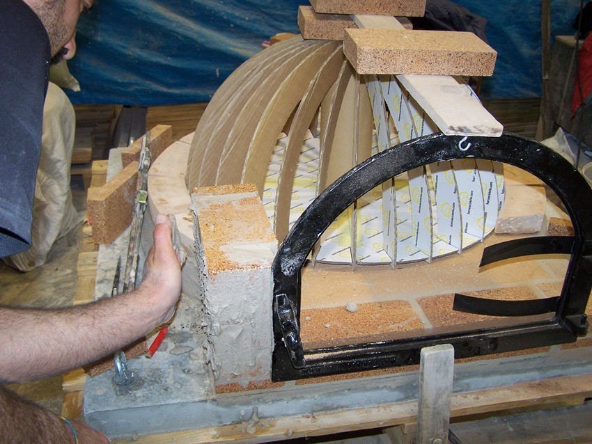 Plantilla de cartón para fabricación de horno 90cm